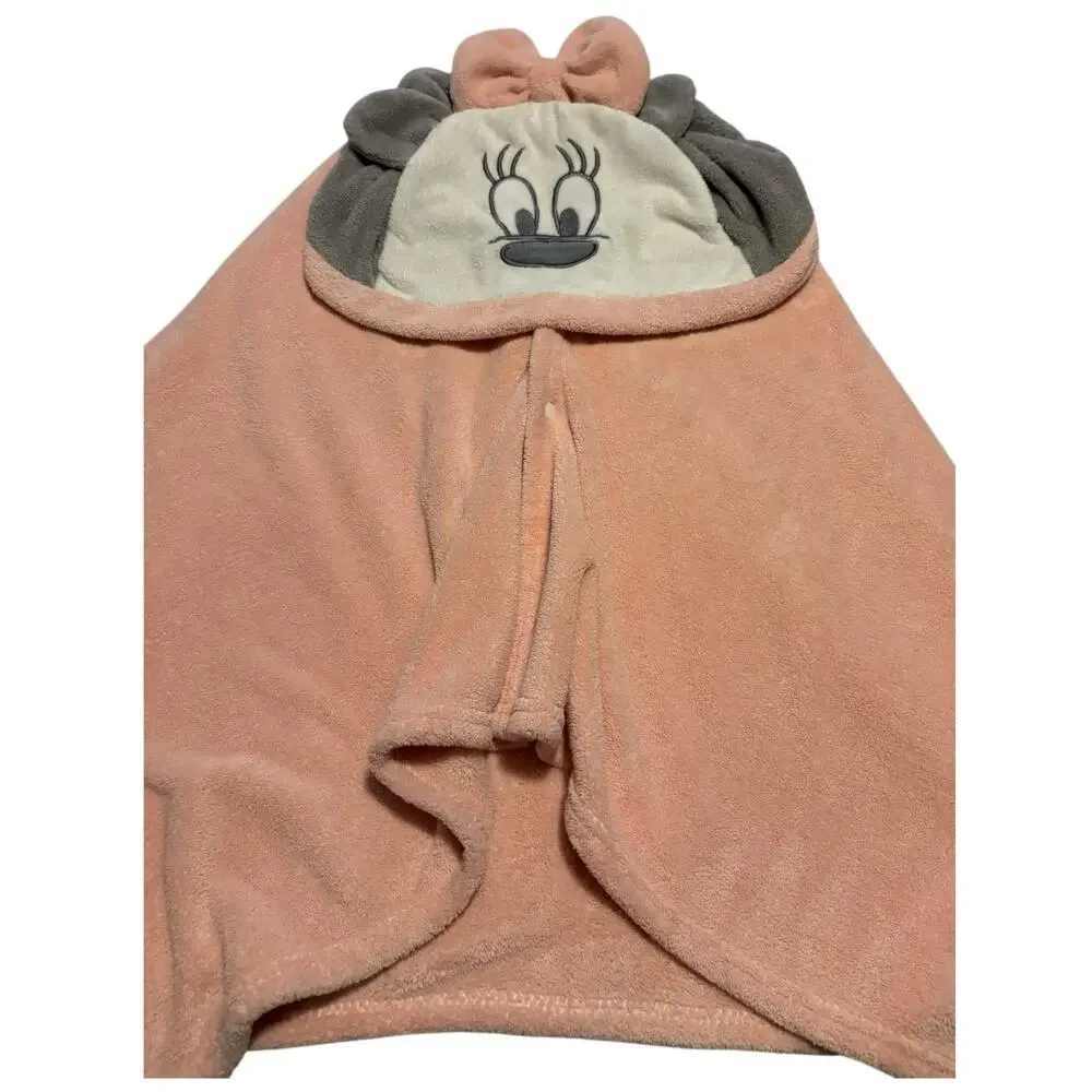 Pink Mouse Hooded Towel One Size